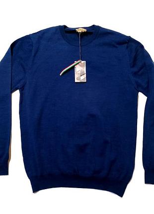 Джемпер lorenzo magni, італія, синій, новий