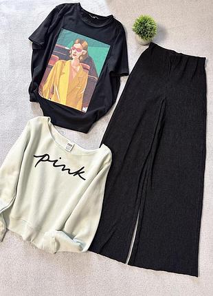 Штани широкі жатка zara xs