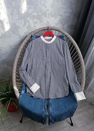 Рубашка женская рубашка блузка в полоску mango.