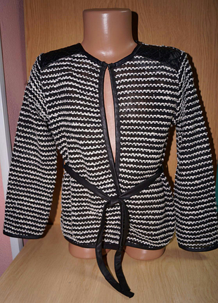 Кардиган для дівчинки на зав’язці