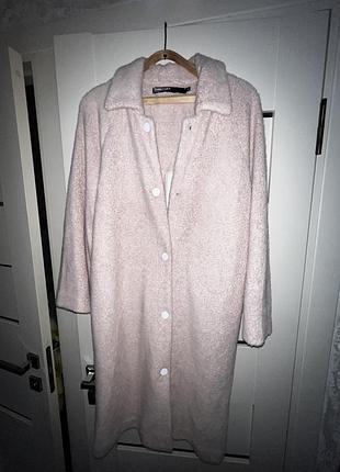 Пухнасте пальто-кардиган bimba y lola (original) — teddy style