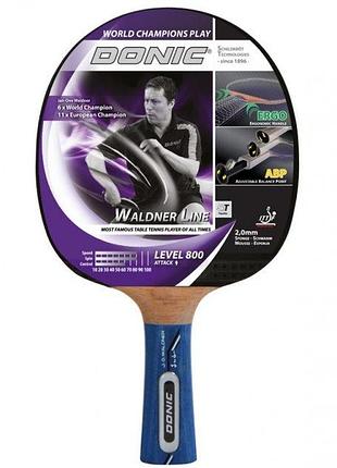 Ракетка для пинг-понга donic walder 800 new dt1-754882, размер (eu) - one size