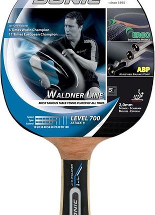 Ракетка для пинг-понга donic walder 700 new dt1-754872, размер (eu) - one size