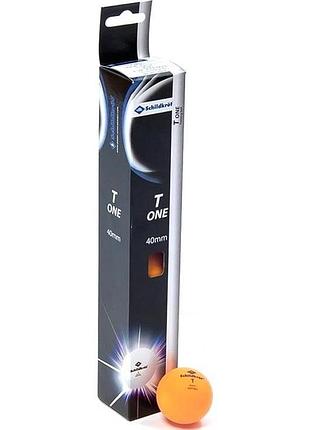Мячи для настольного тенниса donic t-one 6 шт оранжевые 618198, оранжевый, размер (eu) - 1size