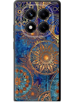 Чохол tpu на телефон xiaomi redmi note 14 pro 4g золотий візерунок "678b-3808-58250"