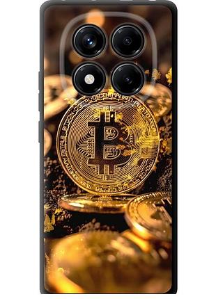 Чохол tpu на телефон xiaomi redmi note 14 pro 4g золота лихоманка біткойна "6089b-3808-58250"