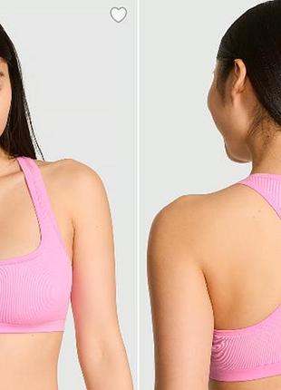Топ розовый хлопок racerback victoria ́s secret