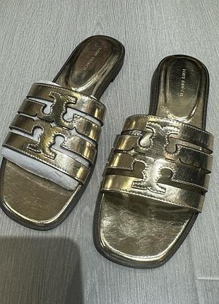 Шльопанці tory burch шлепанцы