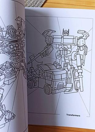 Розмальовка трансформери transformers 2