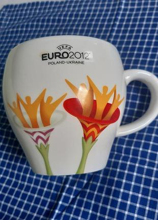Колекційна  футбольна  чашка uefa euro 2012
