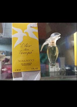 Nina ricci l'air du temps туалетная вода для женщин оригинал 30мл