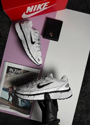 Nike p-6000 white black