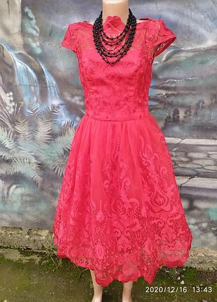 Плаття кружево мереживо випускне нарядне міді стан нового