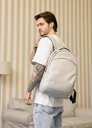Рюкзак чоловічий sambag zard lzn сірий шовк