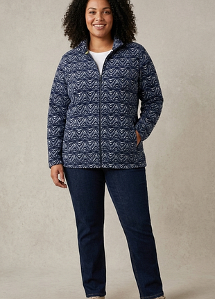 Новая качественная флисовая кофта на молнии 🔥 | бренд marks &amp; spencer ✨️ | размер 20 (xl-xxl) plus size