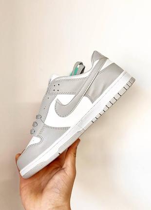 Nike sb dunk low white grey pro 4