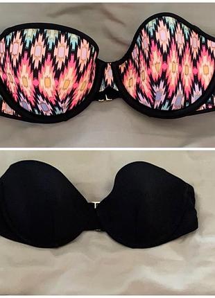 Купальник от victoria's secret двухсторонний reversible bikini - 32а