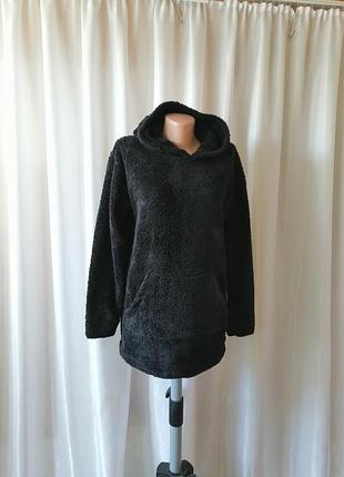 Плюшевая кофта худи мех двухсторонней размеры m l xl в туречкине