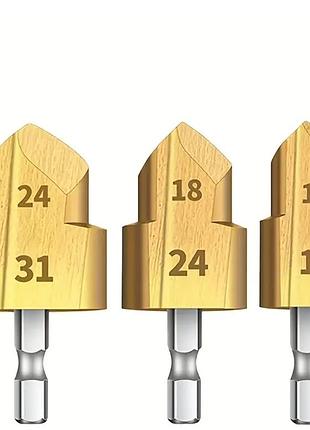 Набір/3 фрези/#15#19/#18#24/#24#31/ 3