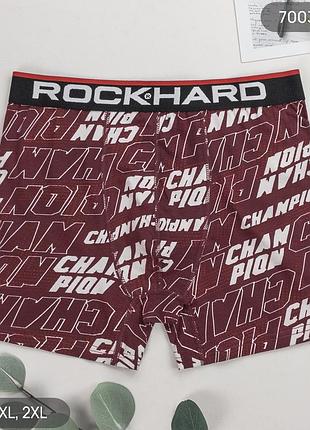 Труси боксери чоловічі принт champion rockhard, розміри l, xl