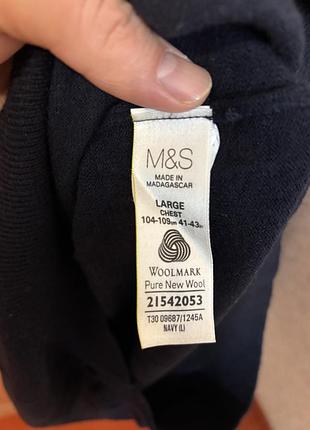 Пуловер меринос marks & spencer 3