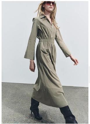 Zara платье длинное р xs