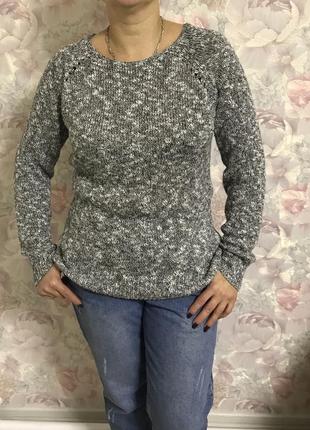 Молодіжний,меланжевий светрик 10-12р