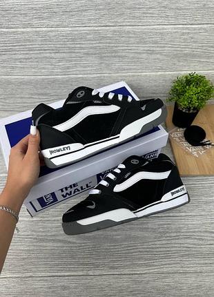 Vans rowley xlt black white 4