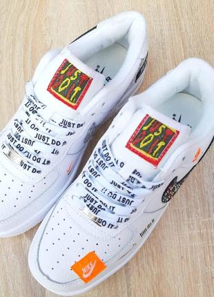 Шикарные кроссовки nike air force 1 x off-white low just do it pack4 фото