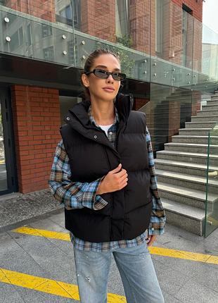 Дутый жилет жилетка безрукавка