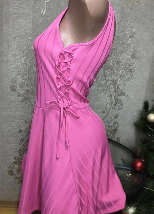 Asos стильное платье под кеды . туфельки, розовое нежное , нарядное3 фото