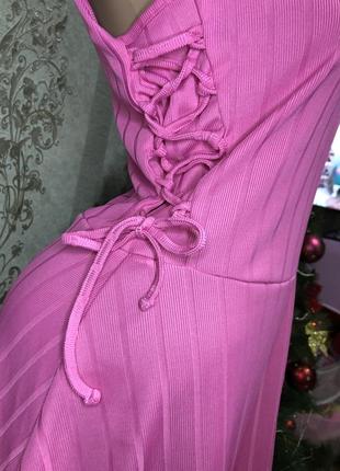Asos стильное платье под кеды . туфельки, розовое нежное , нарядное7 фото