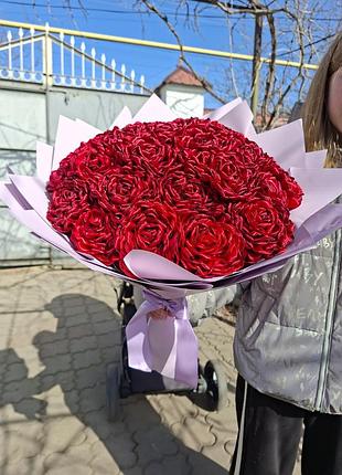 Букеты из атласной ленты