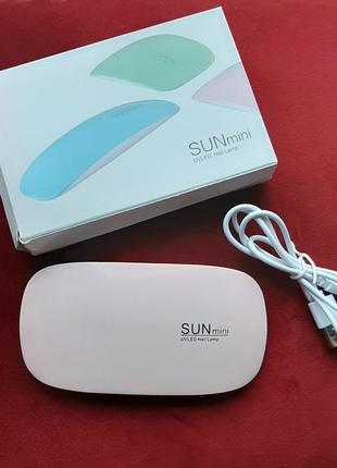 Лампа led/uv (гібридна) sun-mini 6 вт