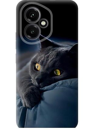 Чохол силіконовий на телефон huawei honor 400 5g димчастий кіт "825u-4017-58250"