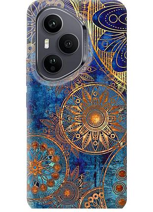 Чехол силиконовый на телефон huawei honor 400 pro 5g золотой узор "678u-4036-58250"