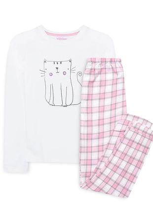 Пижама трикотаж фланель yd primark