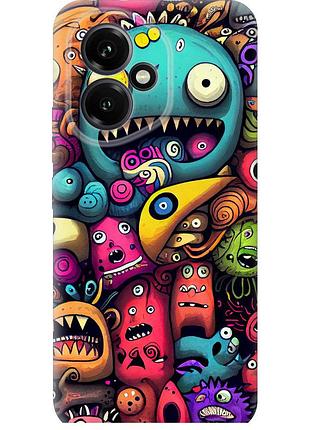 Чехол силиконовый на телефон huawei honor 400 5g cмешные монстры "5549u-4017-58250"