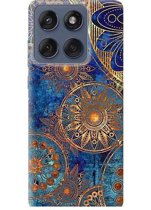 Чехол силиконовый на телефон motorola edge 60 fusion 5g золотой узор "678u-4021-58250"