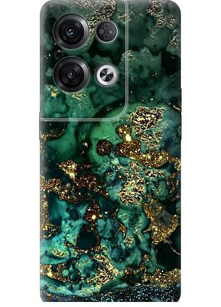 Чехол силиконовый на телефон oppo reno8 pro 5g мрамор золото богатство "5419u-2615-58250"