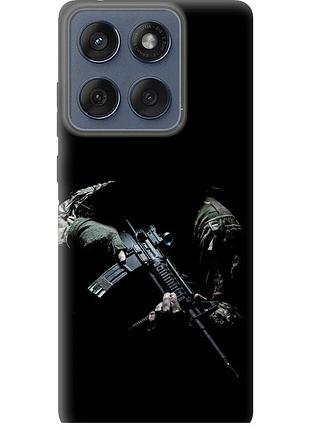 Чохол силіконовий патріотичний на телефон motorola edge 60 fusion 5g захисник v3 "5226u-4021-58250"