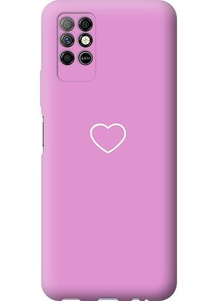 Чехол силиконовый на телефон infinix note 8 сердце 2 "4863u-2710-58250"