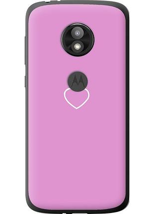 Чохол силіконовий на телефон motorola moto e5 play серце 2 "4863u-1429-58250"