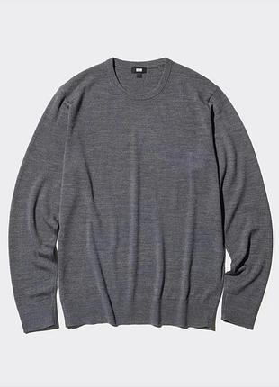 Свитер из мериносово, шерсти uniqlo