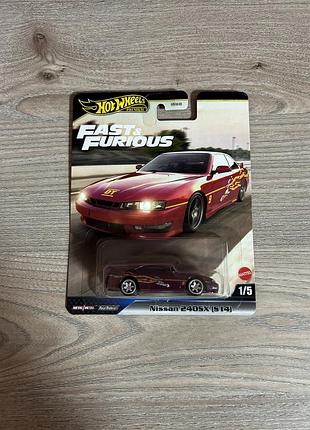 Hot wheels premium nissan 240sx (s14) форсаж ніссан хот вілс преміум