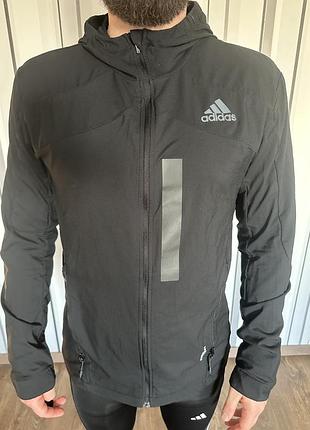 Спортивна куртка вітровка для бігу adidas m primeblue running jacket, оригінал