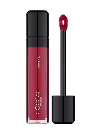 Матовый блеск для губ l’oréal paris оттенок 407