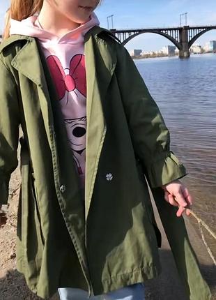 Тренч zara плащ 5
