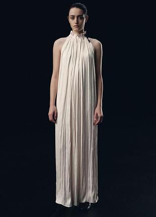 Атласный комбинезон с бантом zw collection