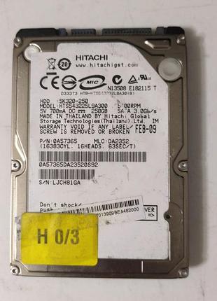 Донор hdd hitachi hts543225l9a300 h0123 22 oa90002 01 fb2 d00
